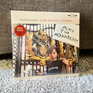 Morrissey 'Low in High School' Clear Vinyl Record